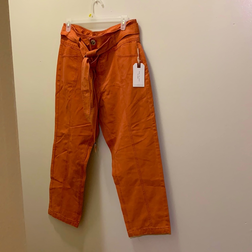 Nice cute vintage pants orange color Love it